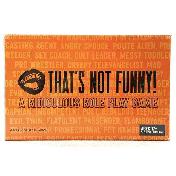 That’s NOT Funny! Ridiculous Role Play Party Game – Sealed, Ages 17+ - Picture 1 of 10
